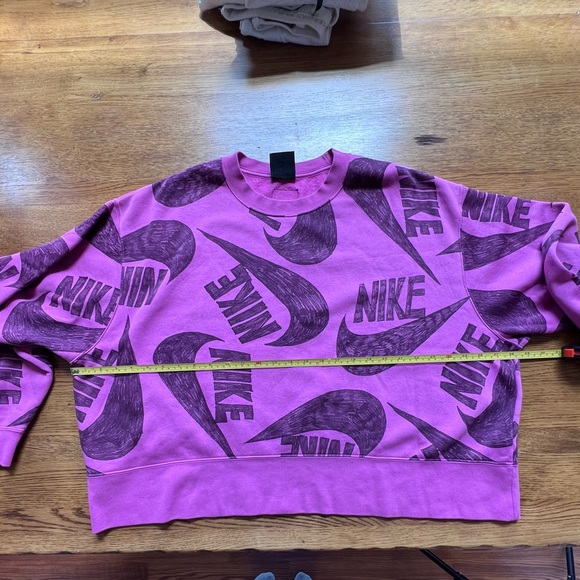 ⭐️ NIKE SWOOSH ICON CLASH SWEATSHIRT PLUS SIZES 2X,  PINK, - Picture 7 of 12